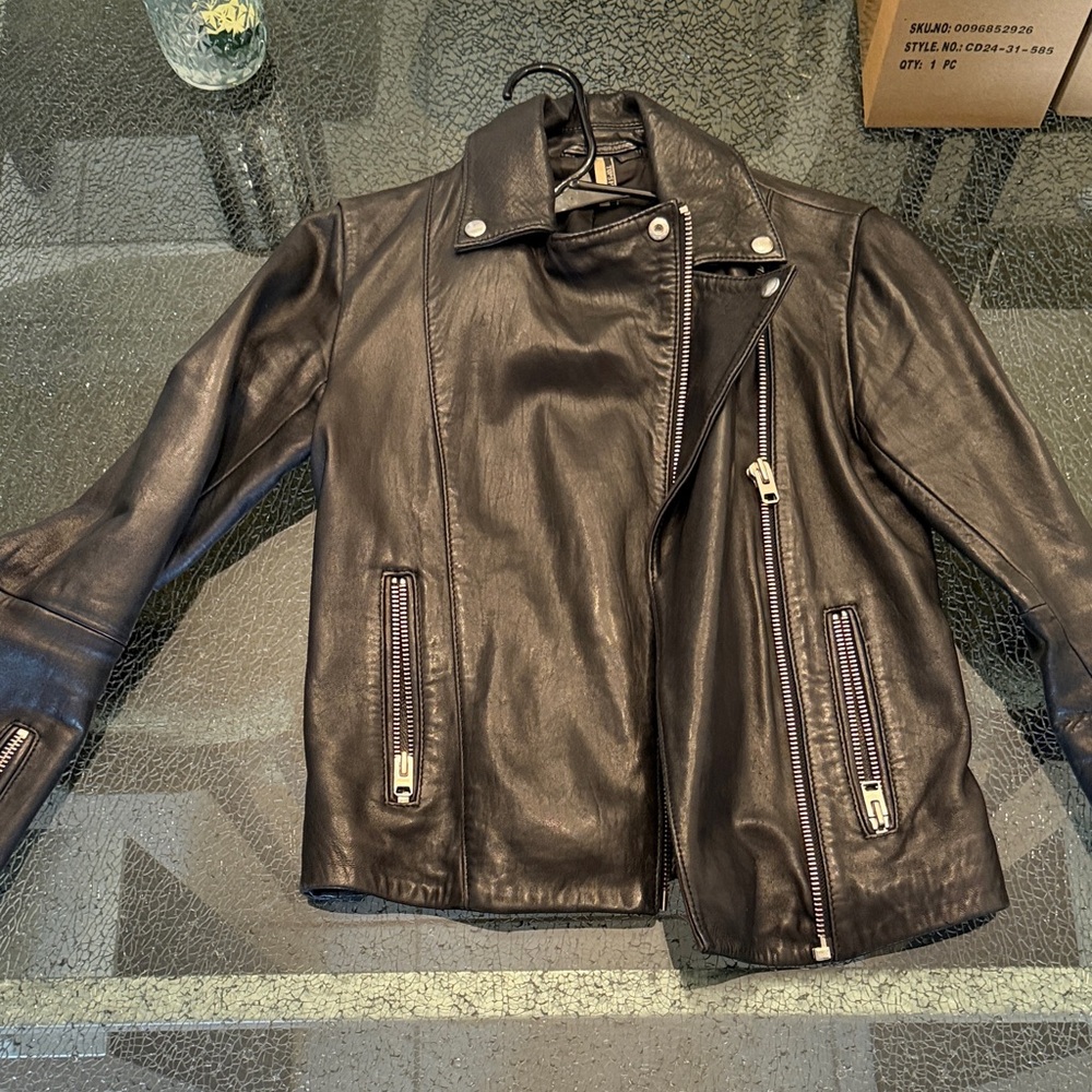 Women’s Black Leather Jacket